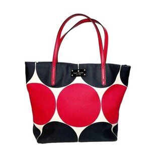 Kate Spade Deborah Dot Bon Shopper Tote Handbag - PreOwned